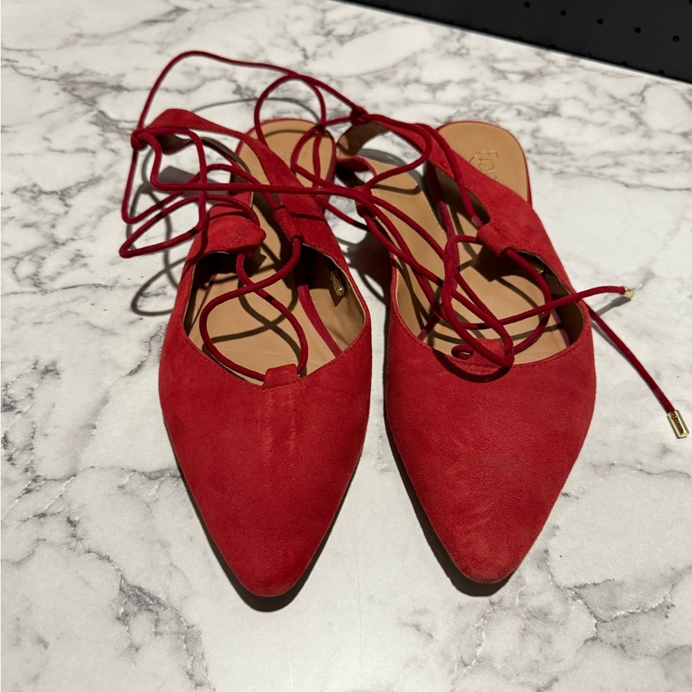 Franco Sarto suede Flats